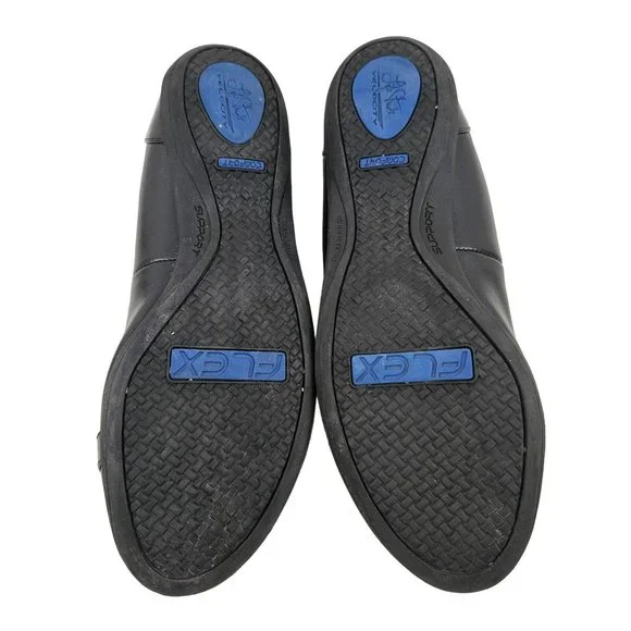 Life Stride Shoes Womens 8.5 M Memory Foam Velocity Affirm Black Leather Flats - Picture 2 of 8